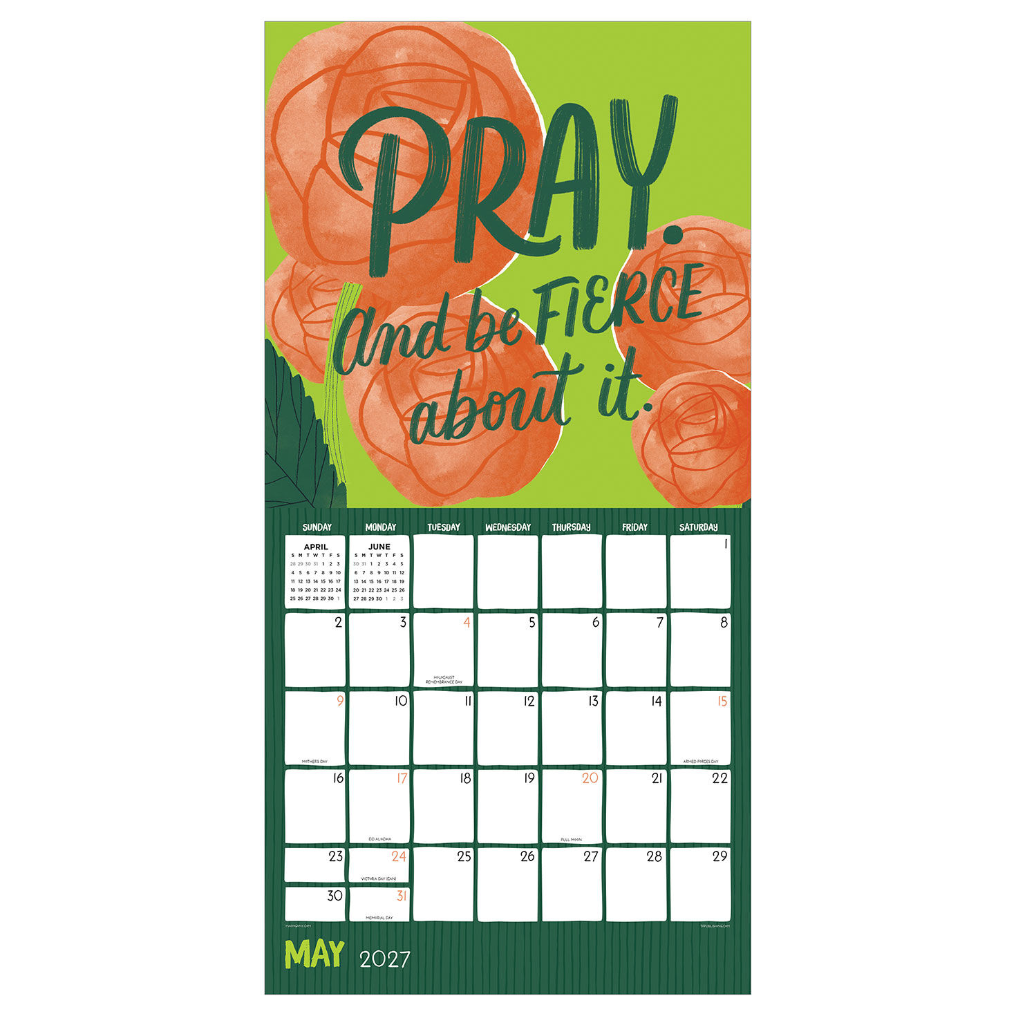 Kindness Shines in You 2027 Wall Calendar inside spread image number 4