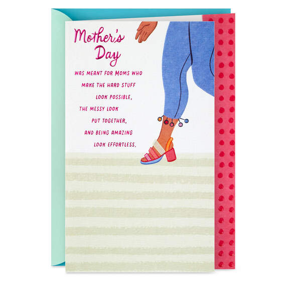 I'm Glad to Know a Great Mom Like You Mother's Day Card