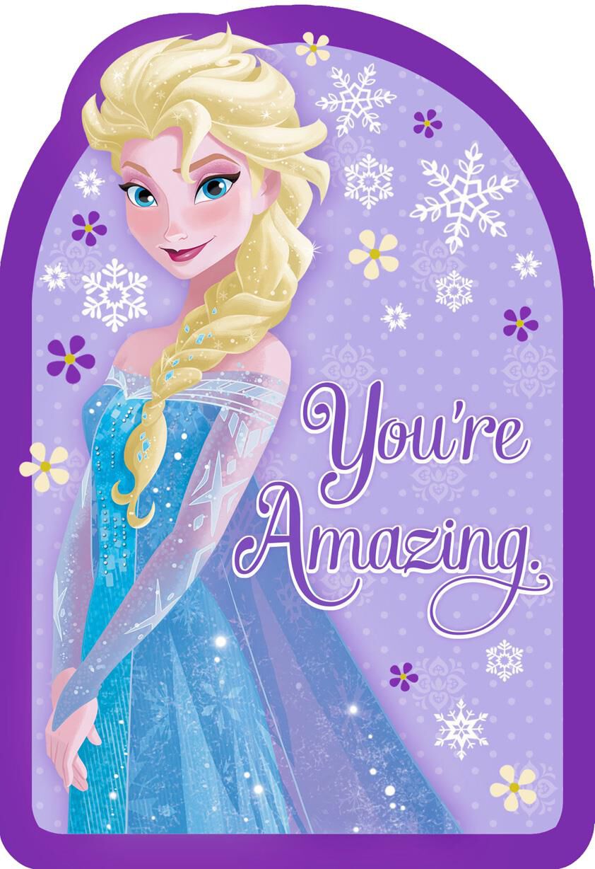 Frozen Queen Elsa You're Amazing Birthday Card