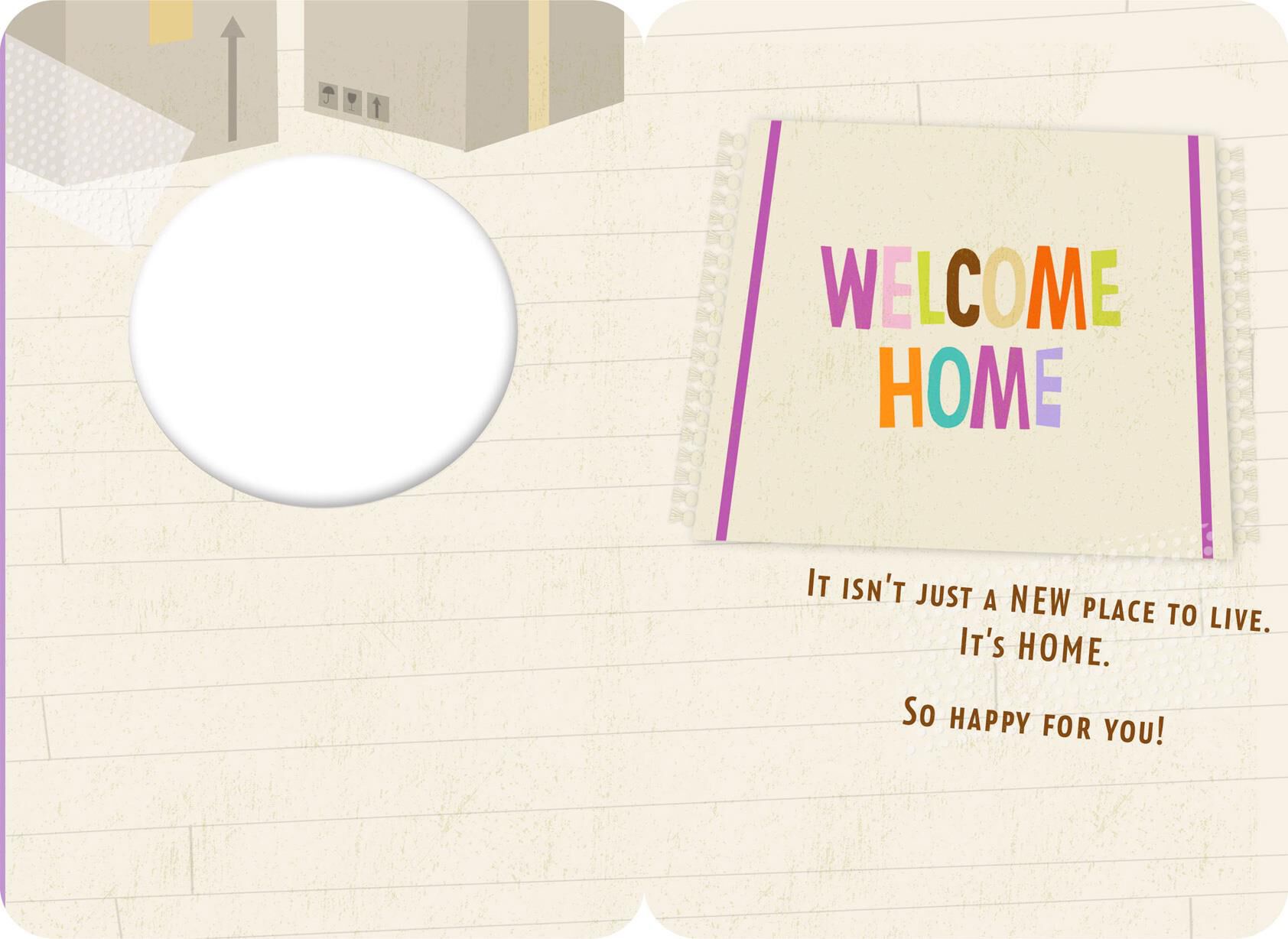 Welcome Mat New Home Card