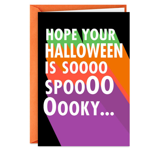 So Spooky Funny Halloween Card, 