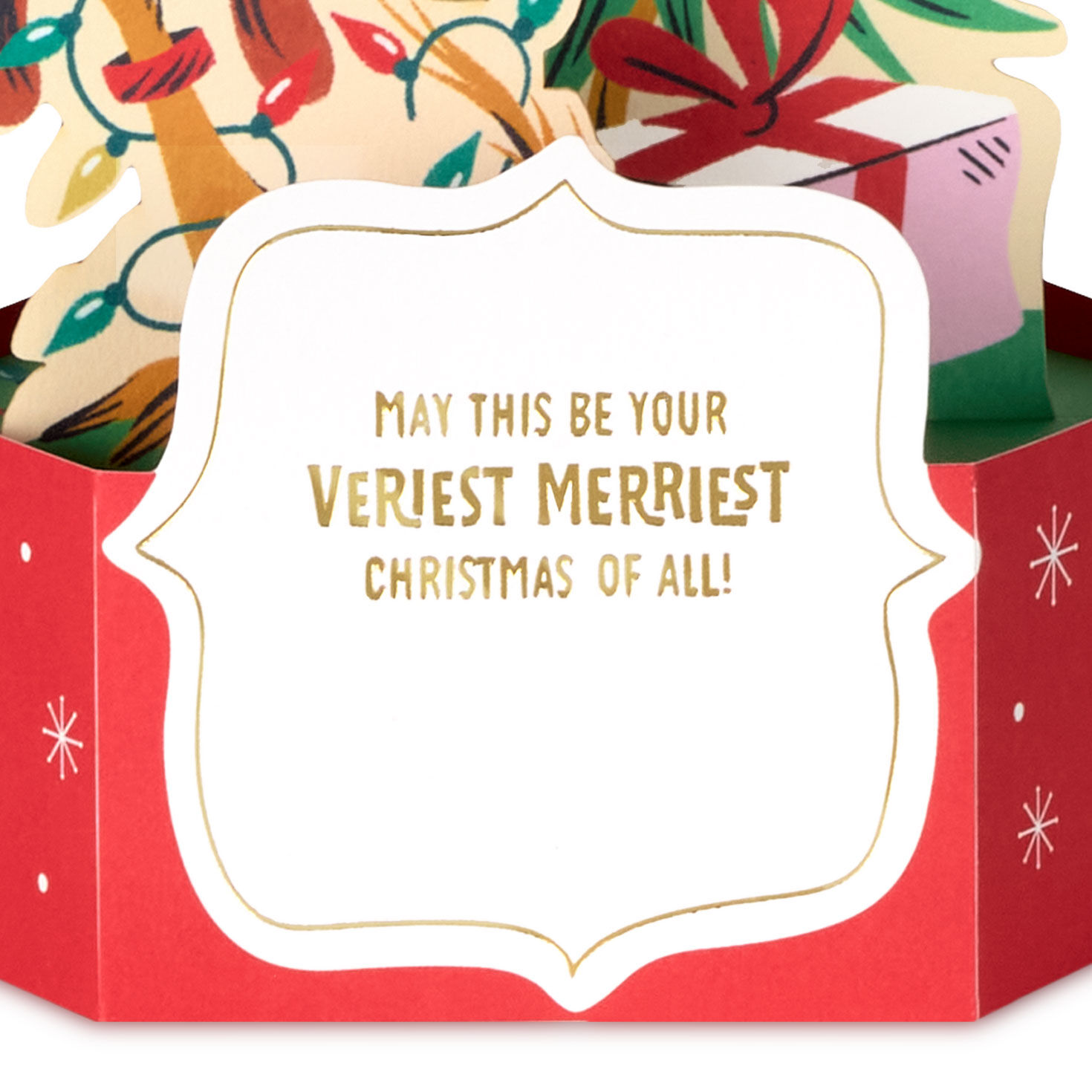 Grinch Santa Pop-up Christmas Card Sentiment image number 3