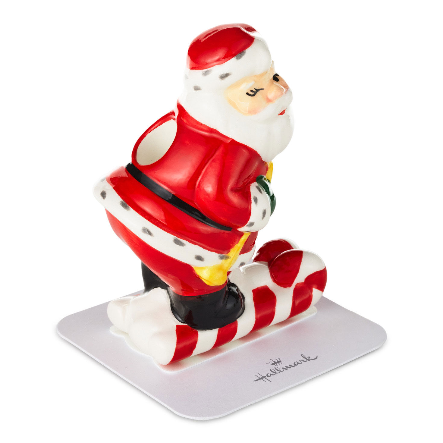 Santa On Candy Cane Skis Toothpick Holder packaging image number 5