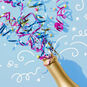 Champagne Bottle and Confetti Congratulations Card Card Front Detail image number 4