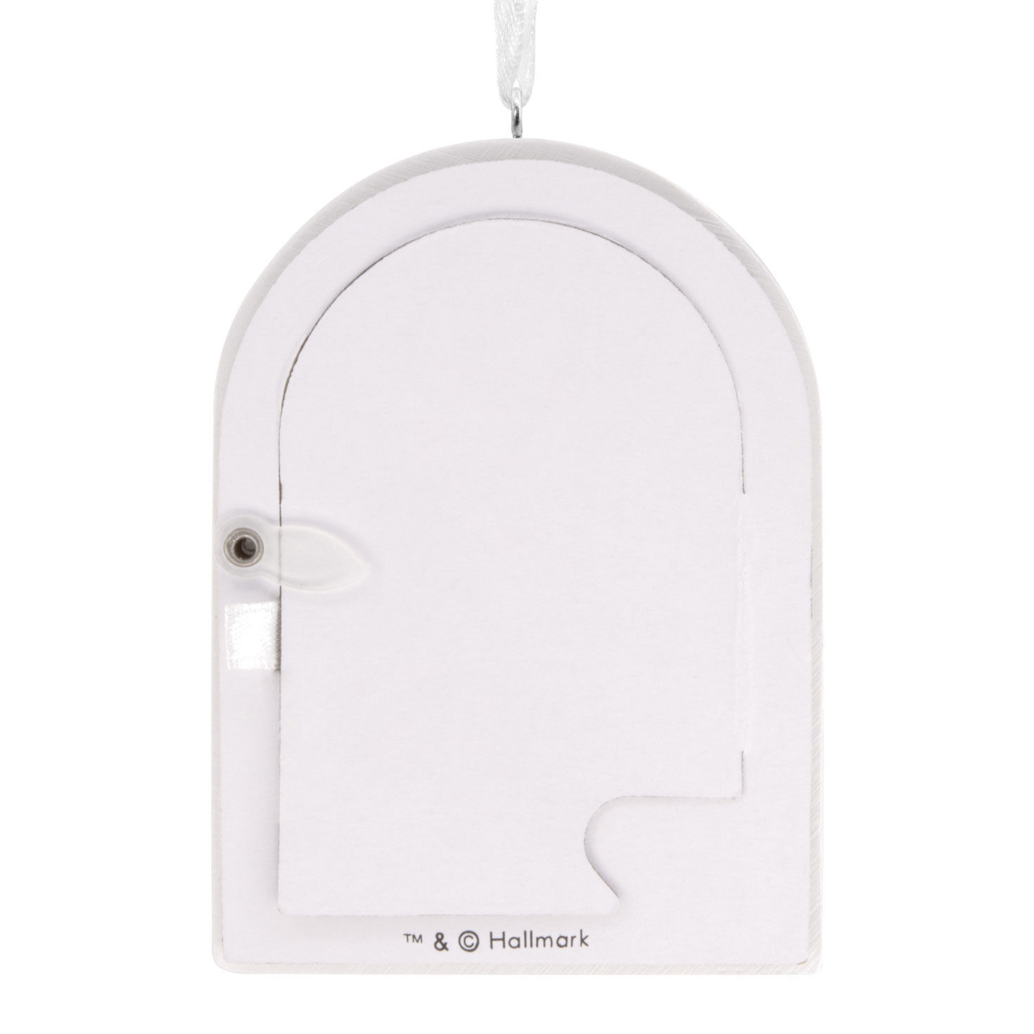 Wedding Photo Frame Christmas Ornament Back image number 6