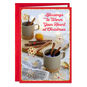 Mugs and Snowflakes Religious Christmas Card Card Front image number 1