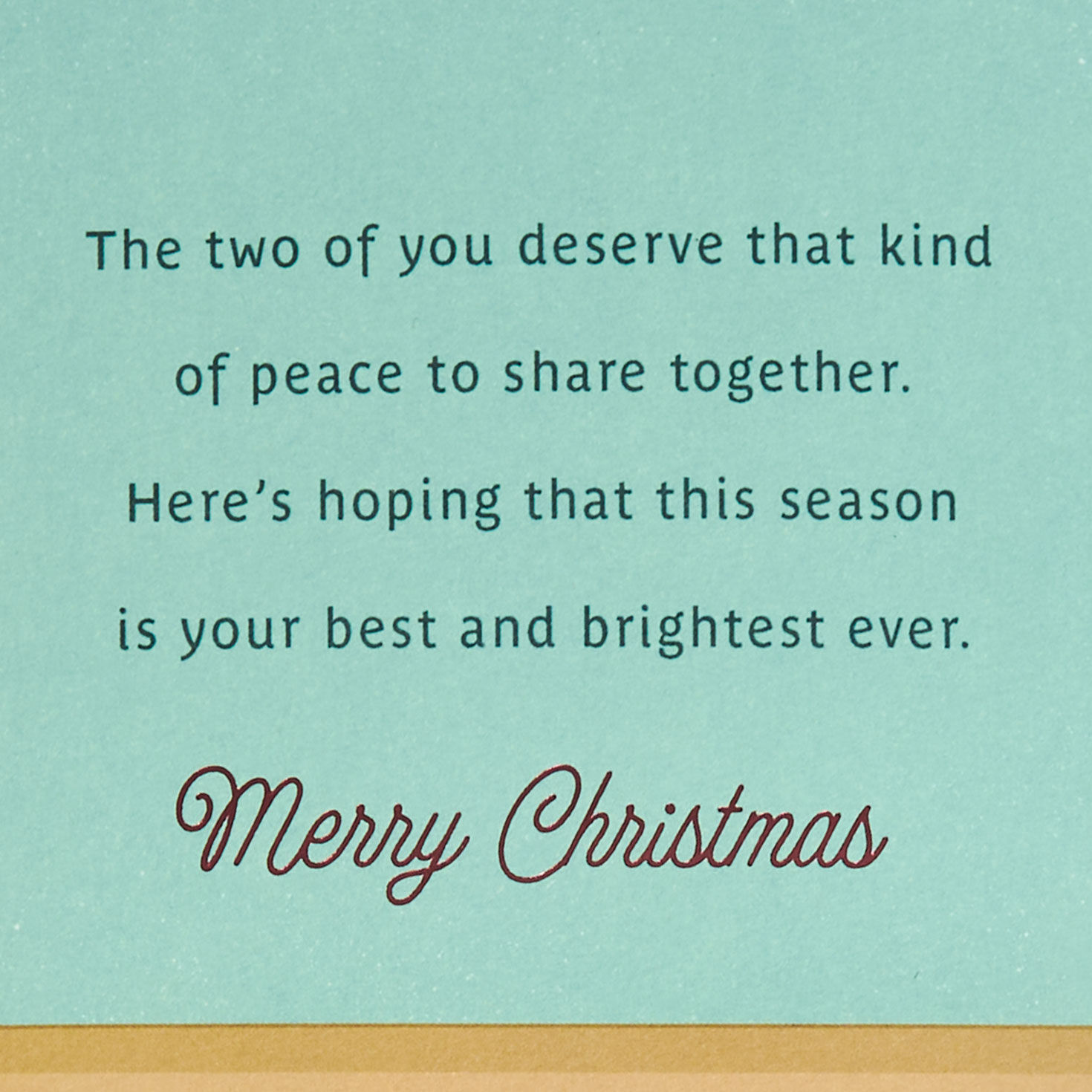 Couple Building Snowman Daughter and Husband Christmas Card Sentiment image number 3