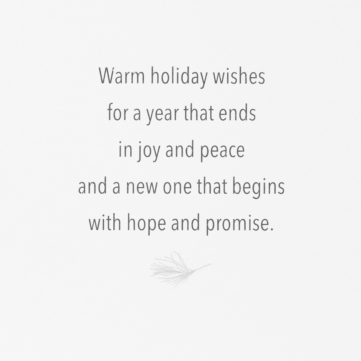 Pine Boughs Boxed Christmas Cards Sentiment Detail image number 4