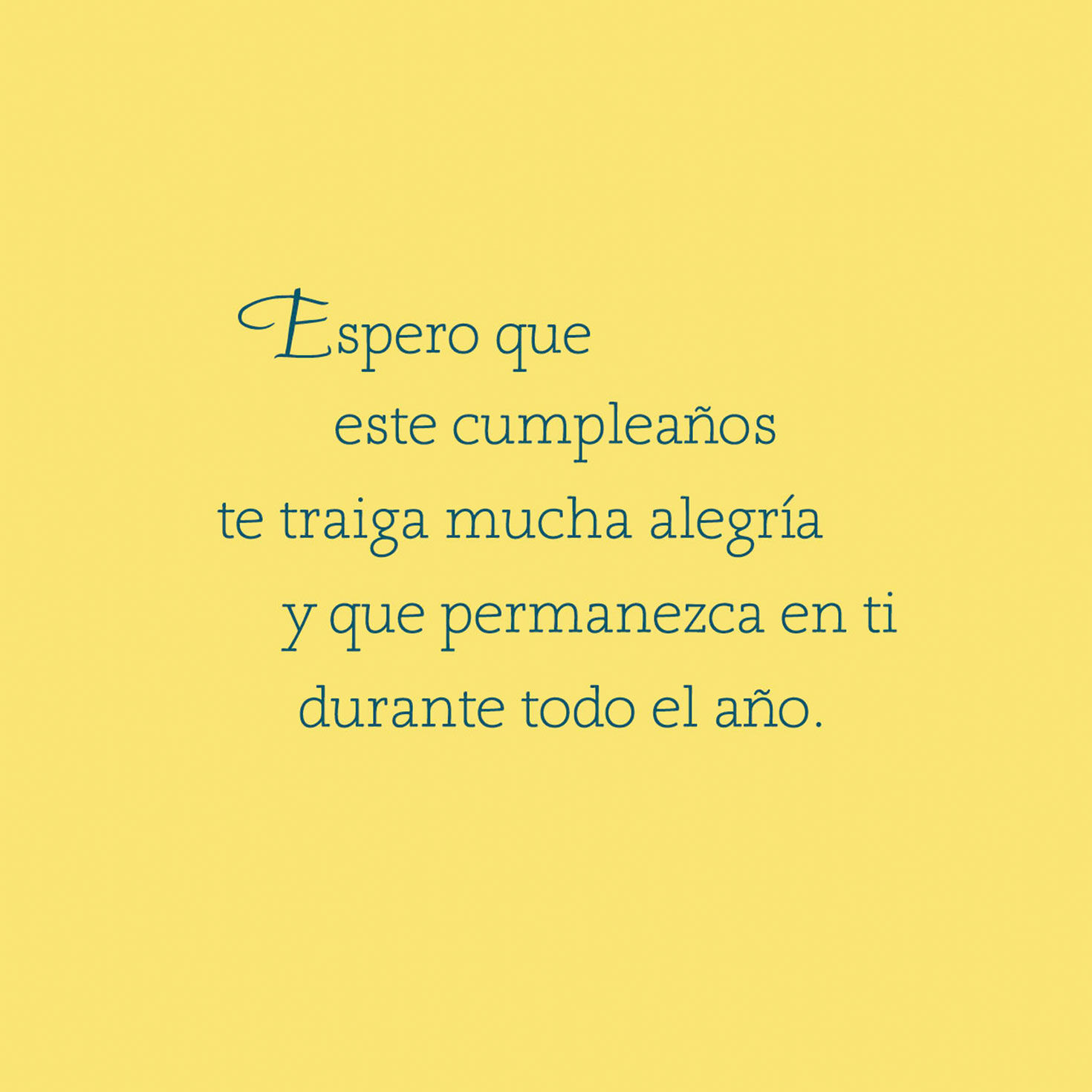 Sparklers on Cake 99-cent Birthday Card in Spanish Sentiment image number 2