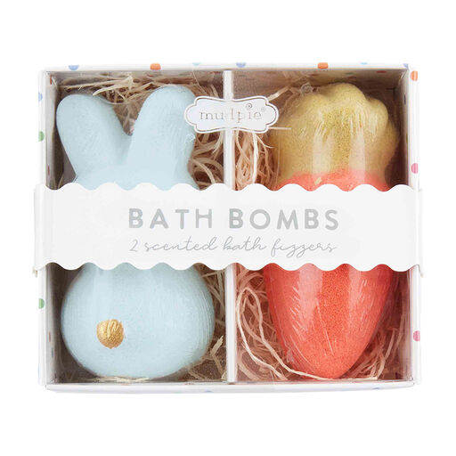Mud Pie Blue Bunny Easter Bath Bombs, 