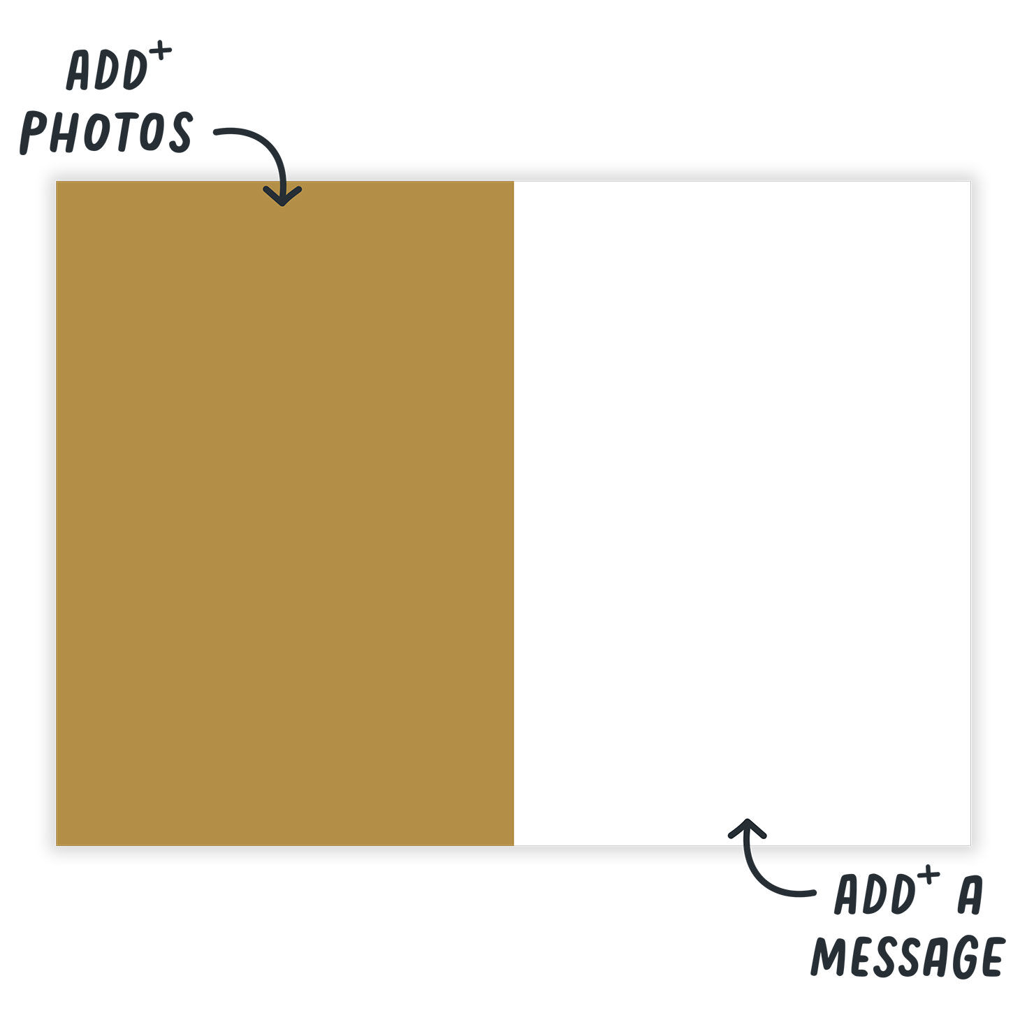 Beautiful Sisterhood White Frame Personalized Card Open Card indicating personalization image number 3