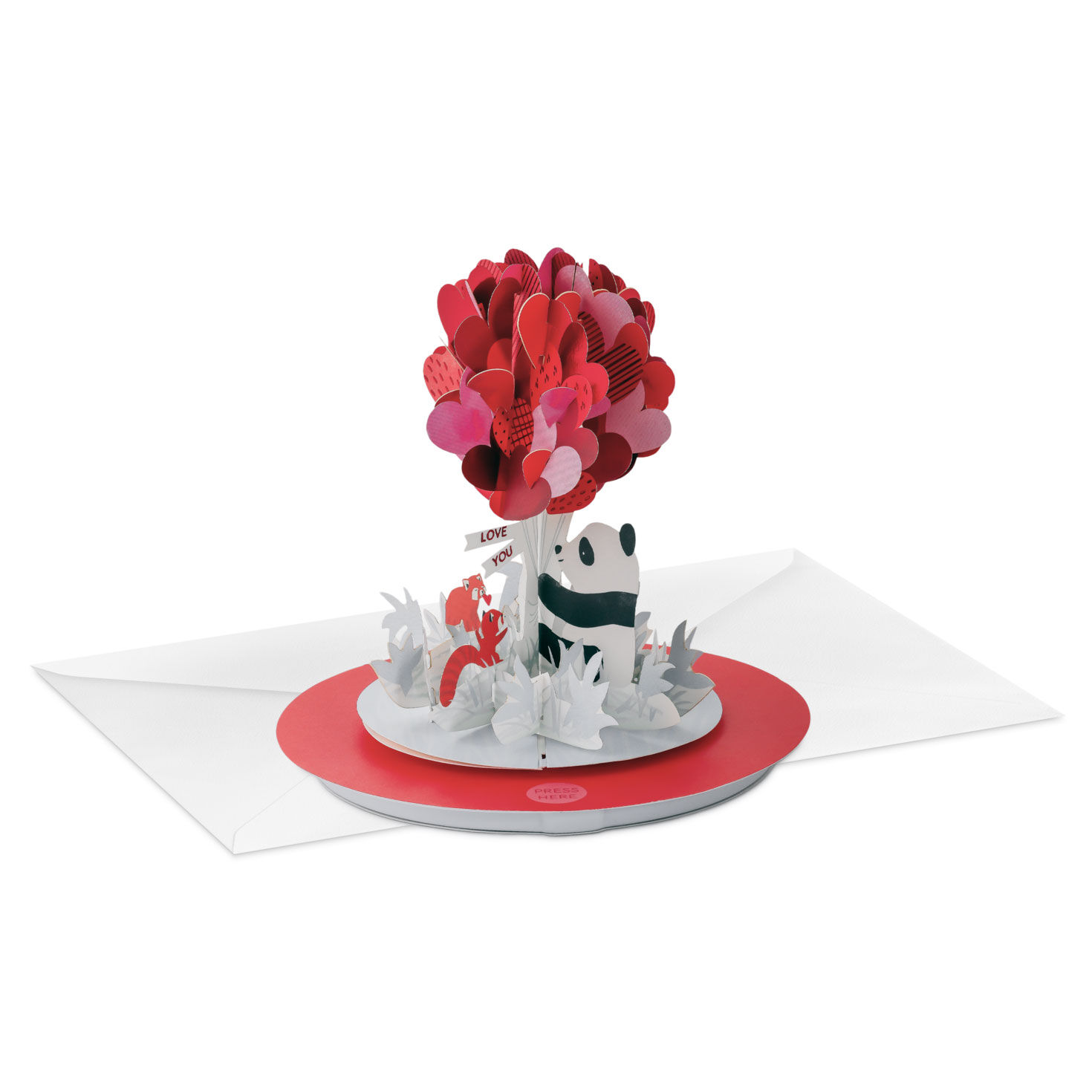 Love You So, So Much 3D Pop-Up Musical Love Card With Motion