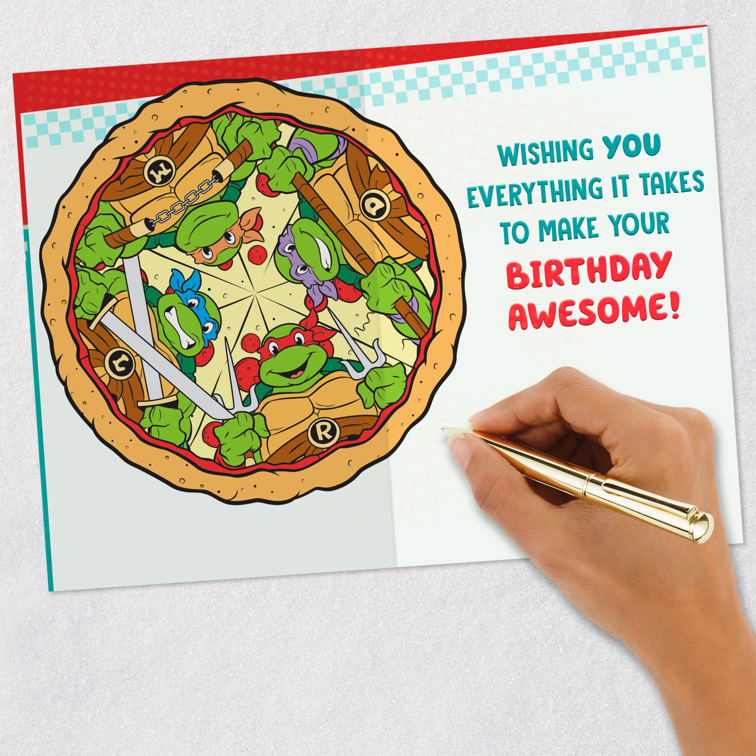 Teenage Mutant Ninja Turtles More Pizza Birthday Card for Nephew for only USD 3.99 | Hallmark