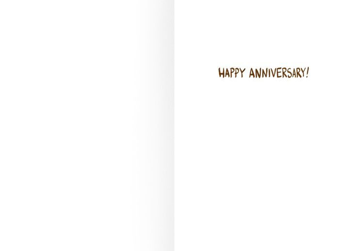 Size 2 Funny Anniversary Card