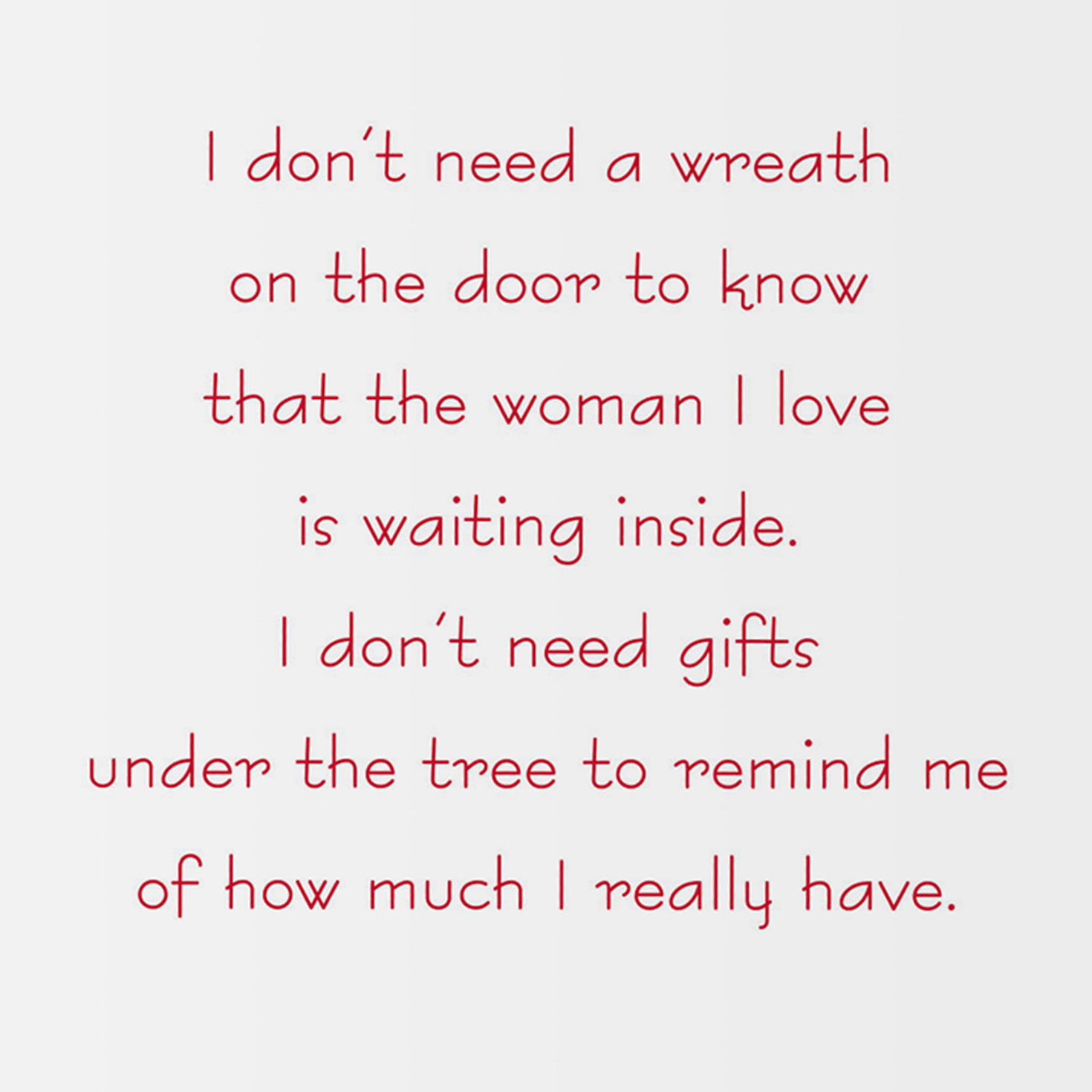 Holiday Wreath Wife Christmas Card sentiment image number 2