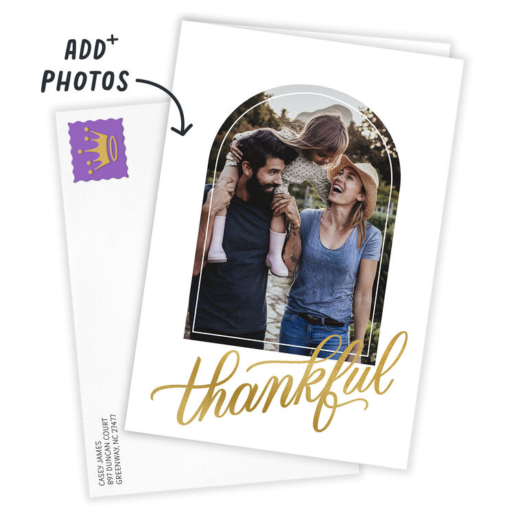 Elegant Thankful eCard, , large image number 2