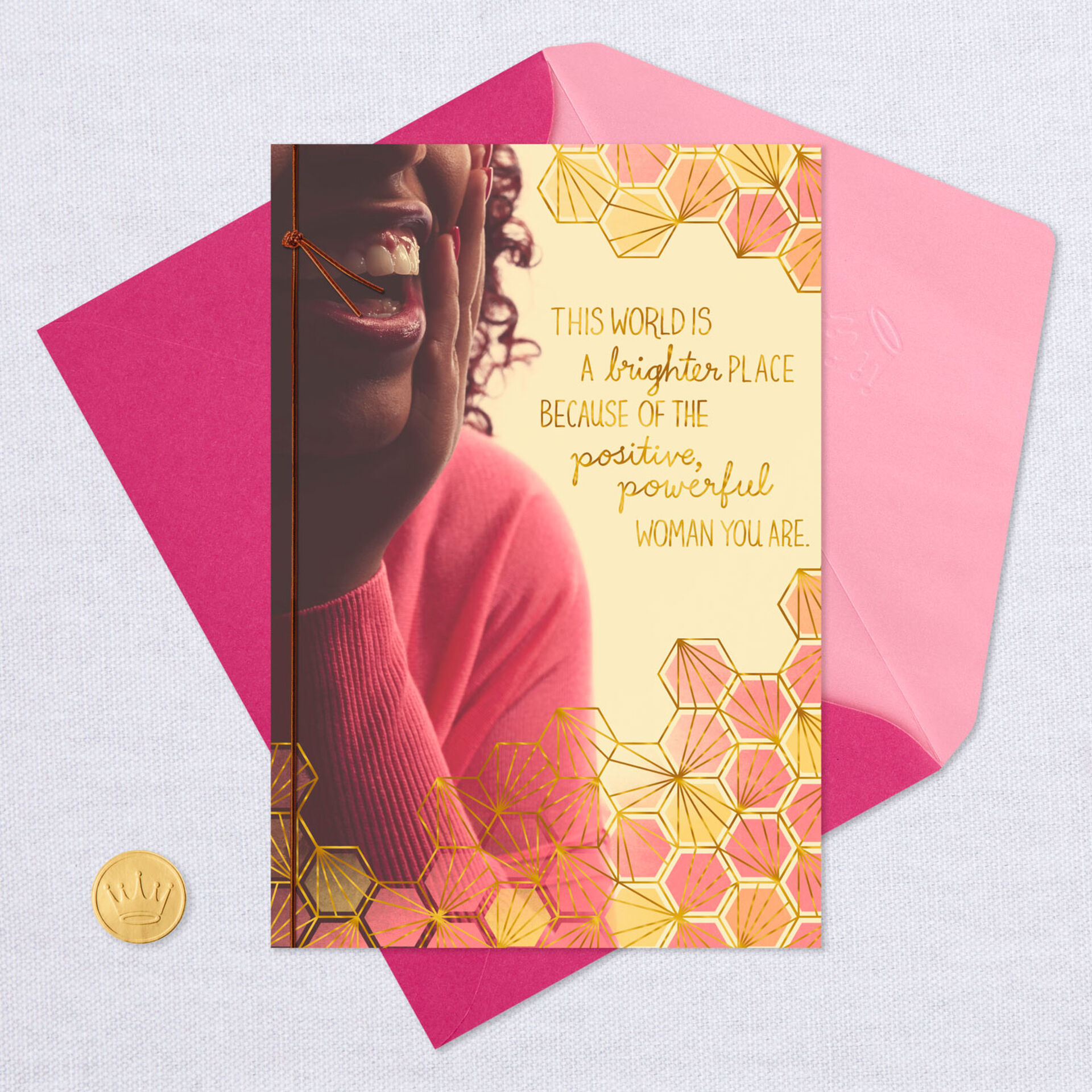 You Are a Positive, Powerful Woman Religious Birthday Card - Greeting