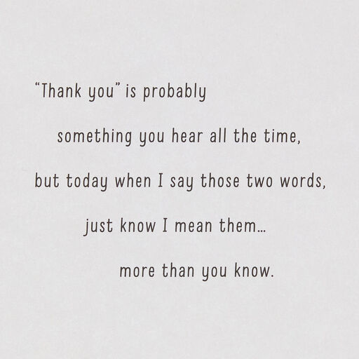 Thank You Cards And Thank You Notes Hallmark