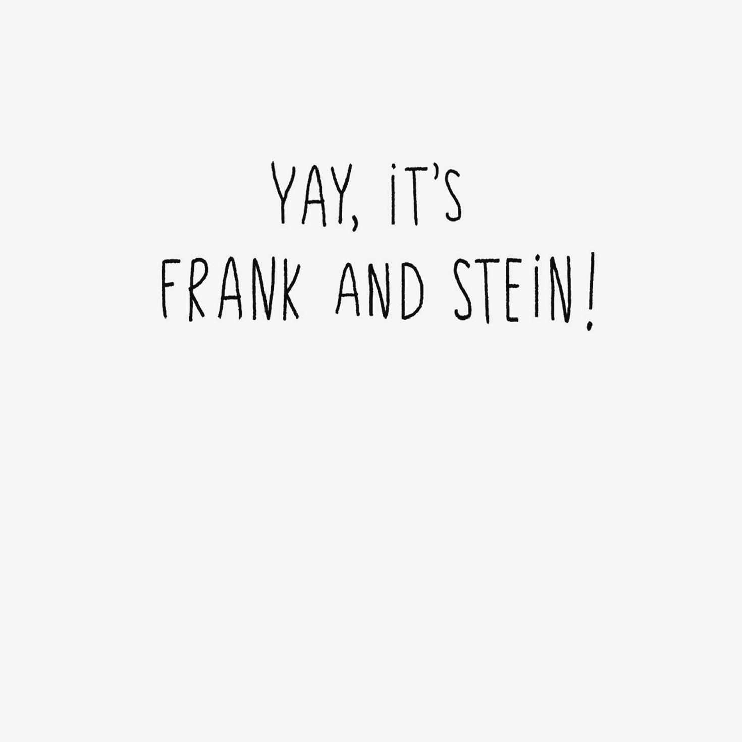 Frank and Stein Funny Halloween Card, , large image number 2