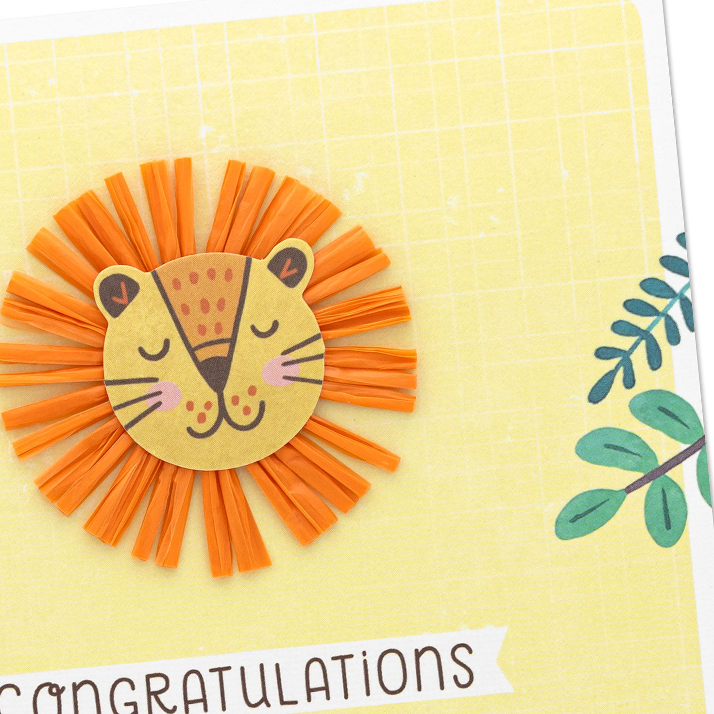 Cute Lion New Baby Boy Card  image number 4