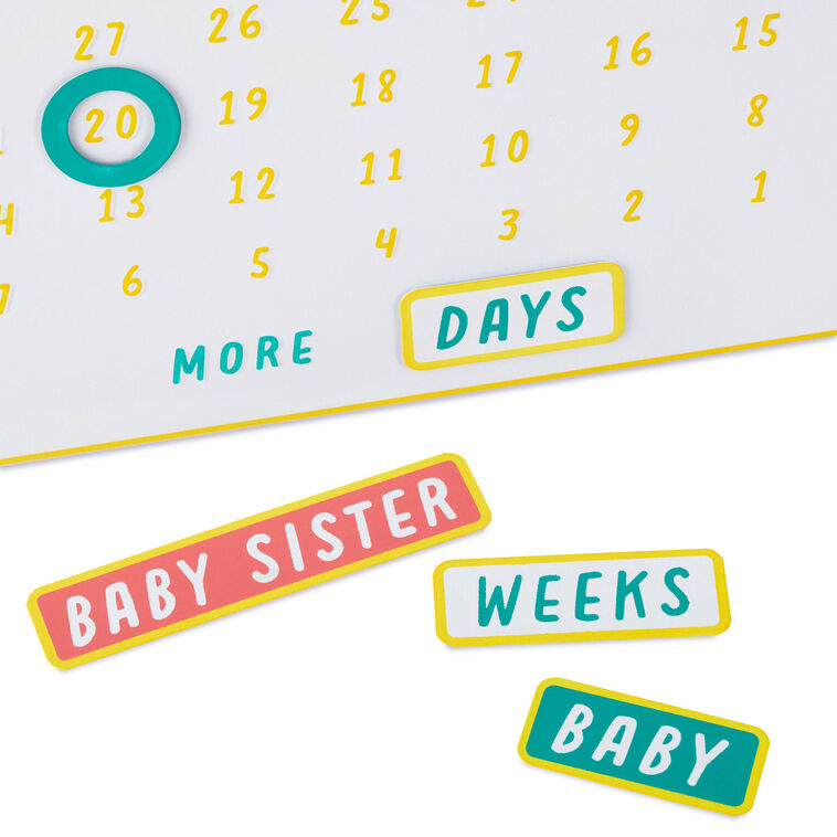 So Excited to Meet You Magnetic Baby Countdown Board - Decorative Accessories | Hallmark so-excited-to-meet-you-magnetic-baby-countdown-board-decorative-accessories-hallmark
