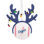 Dodgers Reindeer Baseball Christmas Ornament Front image number 1