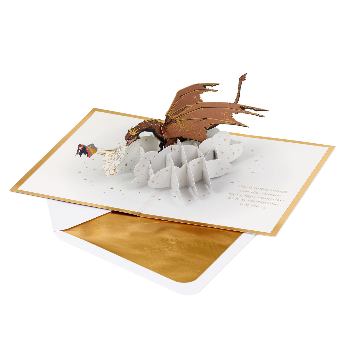 Harry Potter™ Brave Day 3D Pop-Up Thinking of You Card for only USD 14.99 | Hallmark