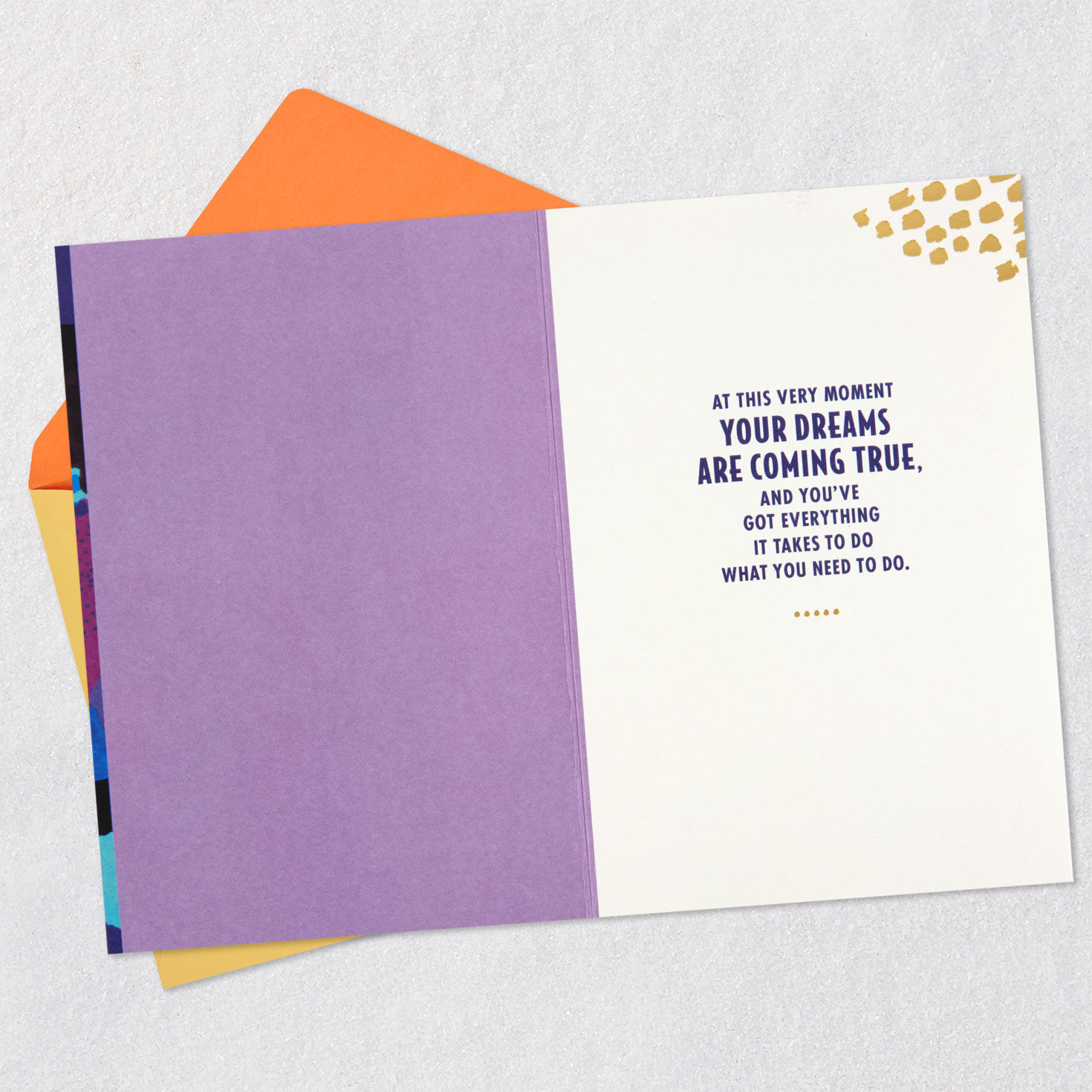 Vibrant Abstract Pattern Encouragement Card for Her Open card with envelope image number 3