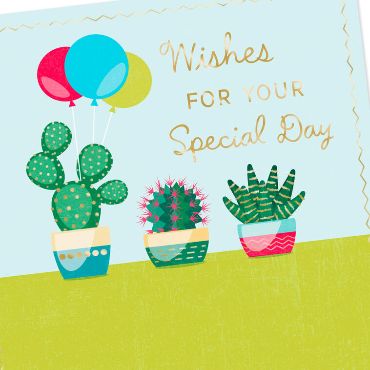 Wishes for Your Special Day Birthday Card, , large image number 4