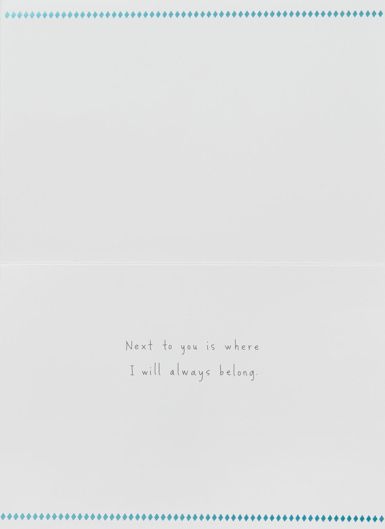It Takes Two Just Because Card