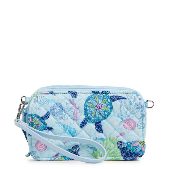 Vera Bradley RFID All-in-One Crossbody Purse in Turtle Dream, , large image number 1