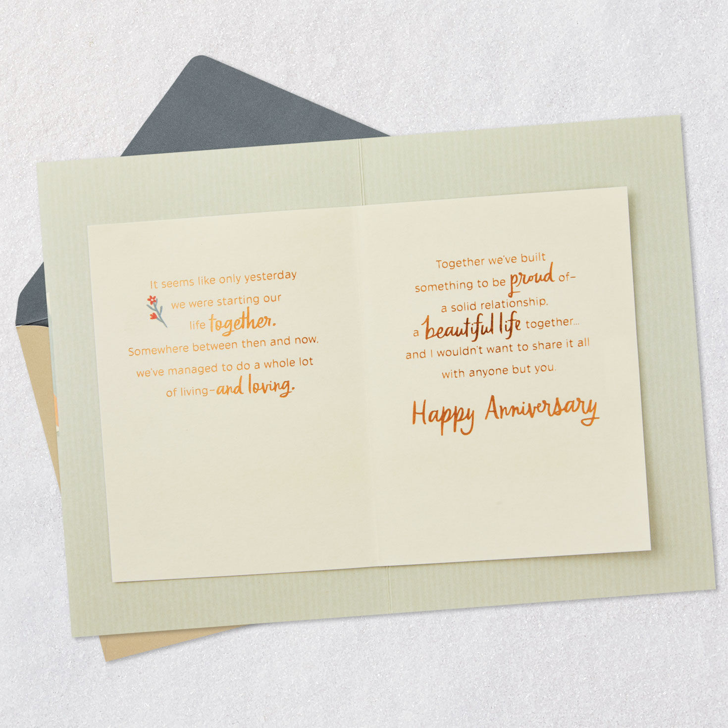 So Grateful for You 25th Anniversary Card for Wife for only USD 5.59 | Hallmark