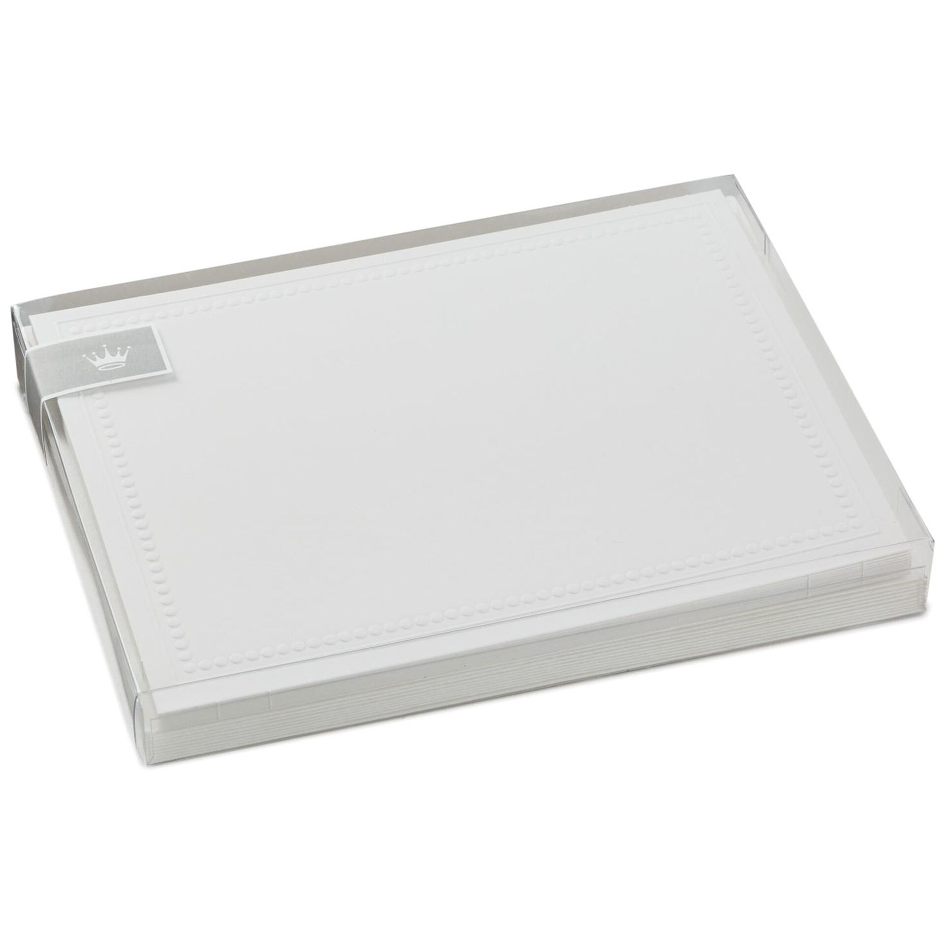 Embossed Beaded Border Blank Note Cards, Box of 10 Note Cards Hallmark