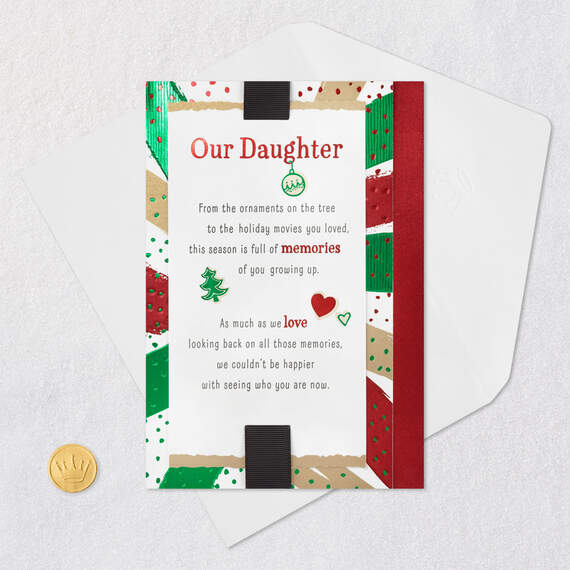 Love Who You Are Christmas Card for Daughter, , large image number 7
