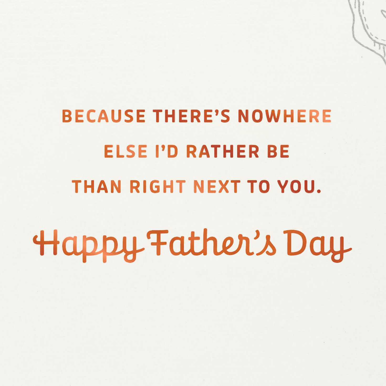 Compass on Map Father's Day Card for Husband sentiment image number 3