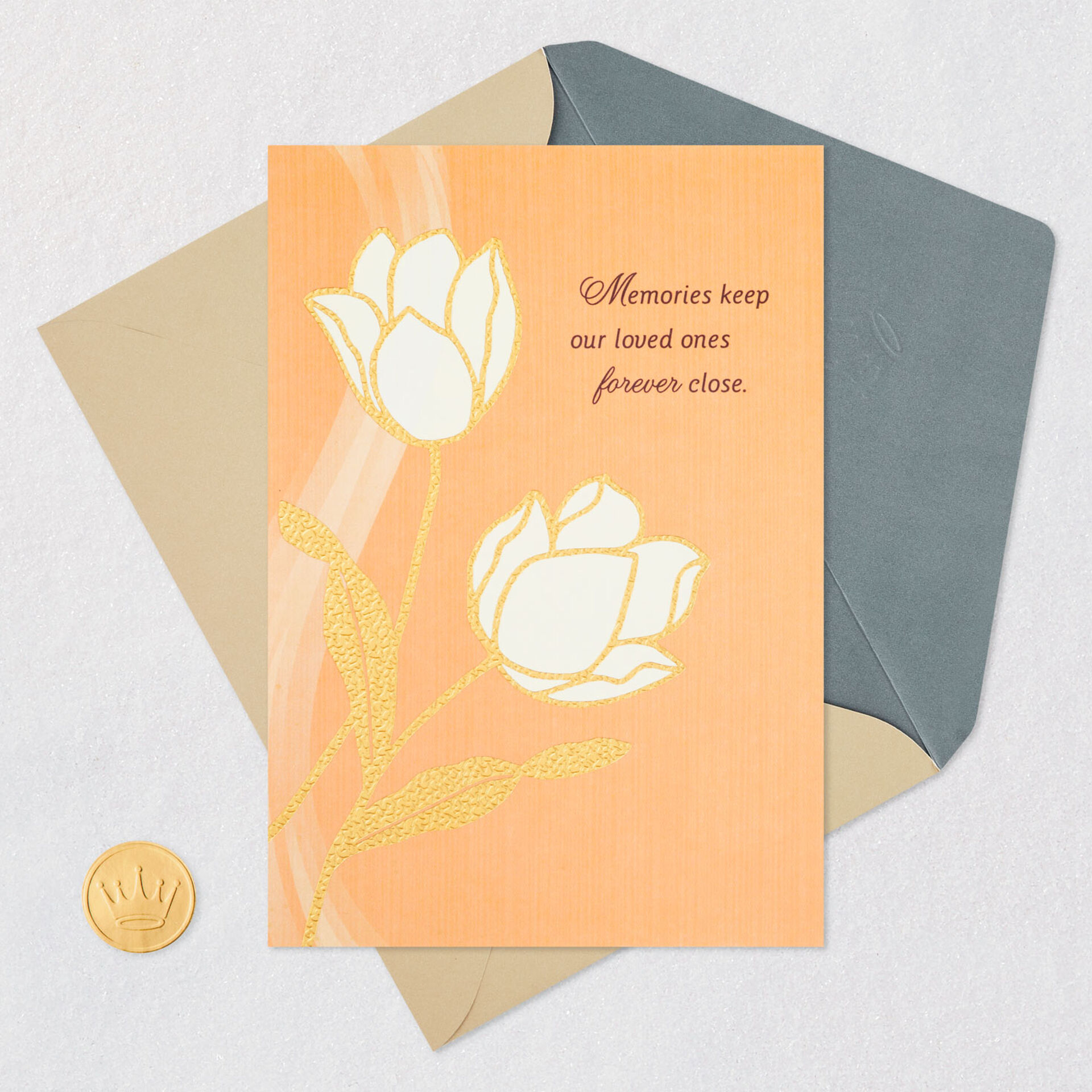 Memories Keep Our Loved Ones Close Sympathy Card - Greeting Cards