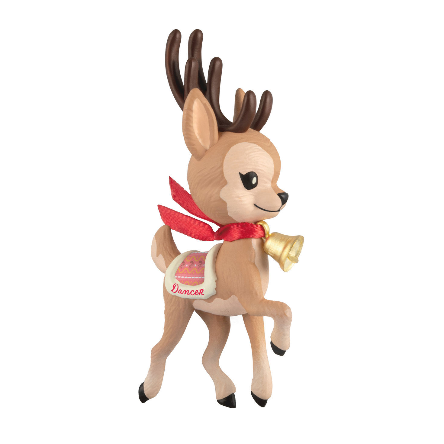 Eight Tiny Reindeer Dancer Ornament