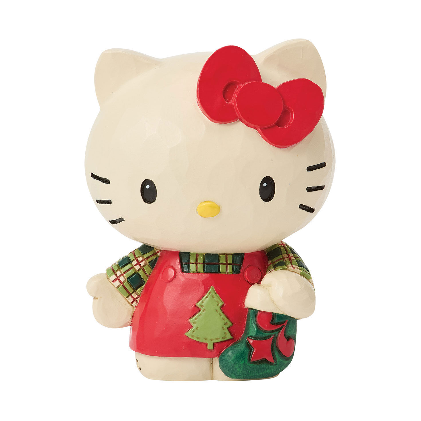 Jim Shore Sanrio Hello Kitty Knit Scarf Mini Figurine, 3"