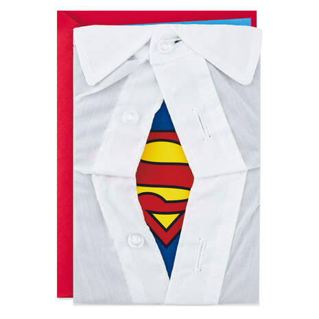 Superman™ Father's Day Card From Child, , large