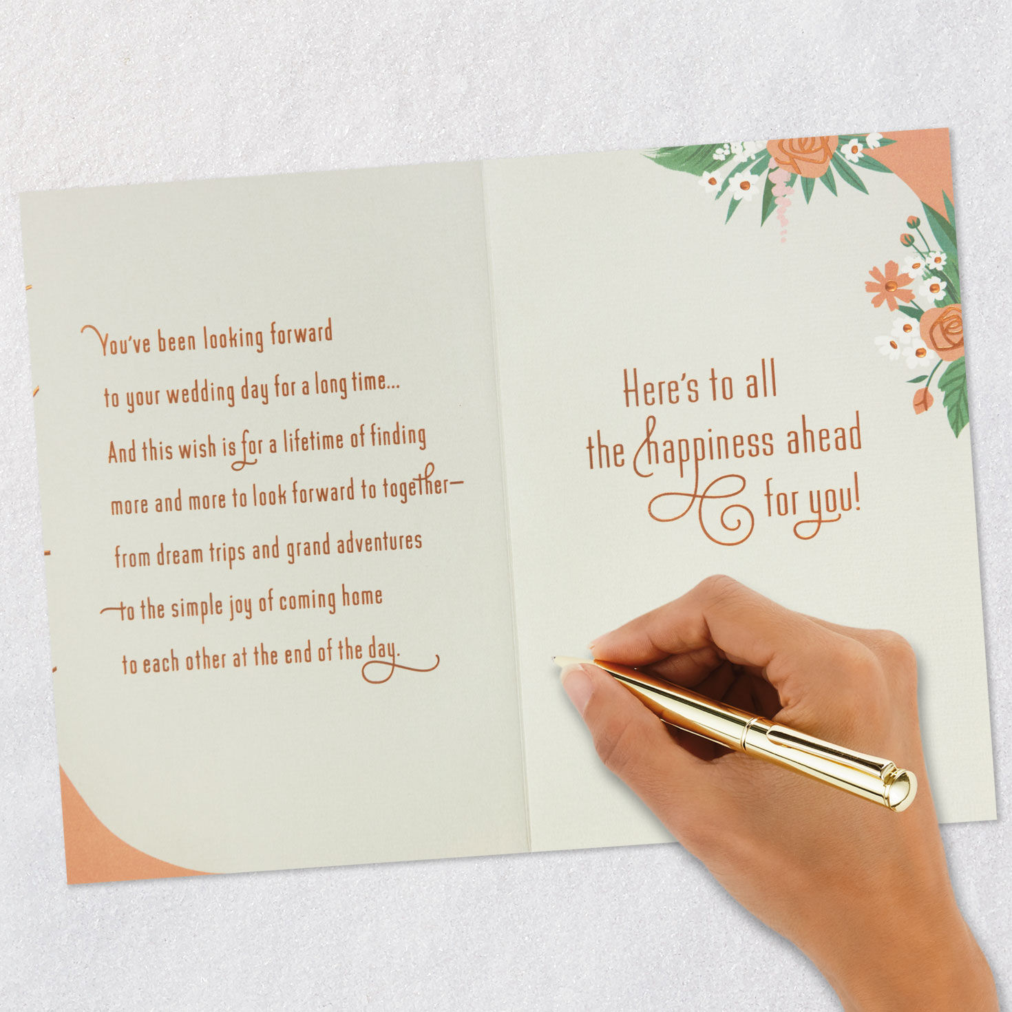 Here's to All the Happiness Ahead for You Wedding Card for only USD 7.99 | Hallmark