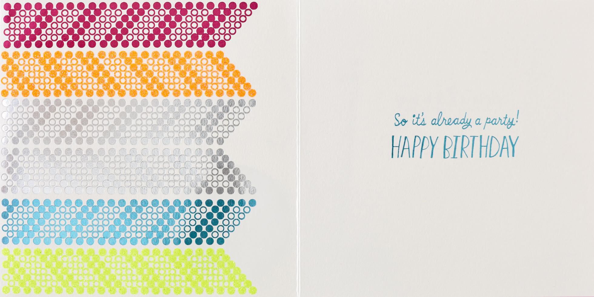 It's a Party Birthday Card