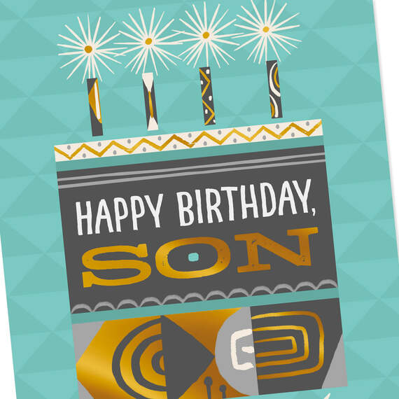 You Are Loved and Celebrated Birthday Card for Son, , large image number 4