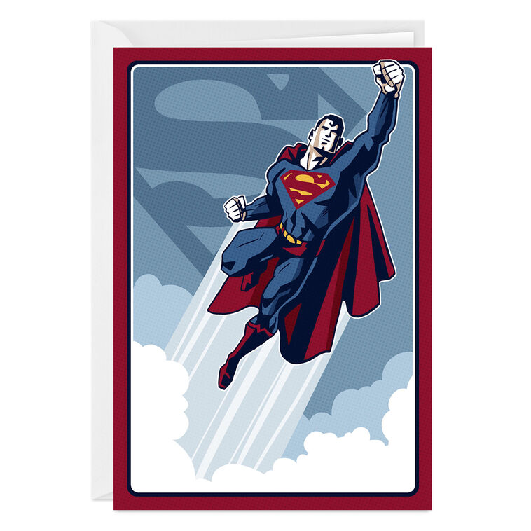 DC™ Superman™ Real Hero Custom Birthday Card