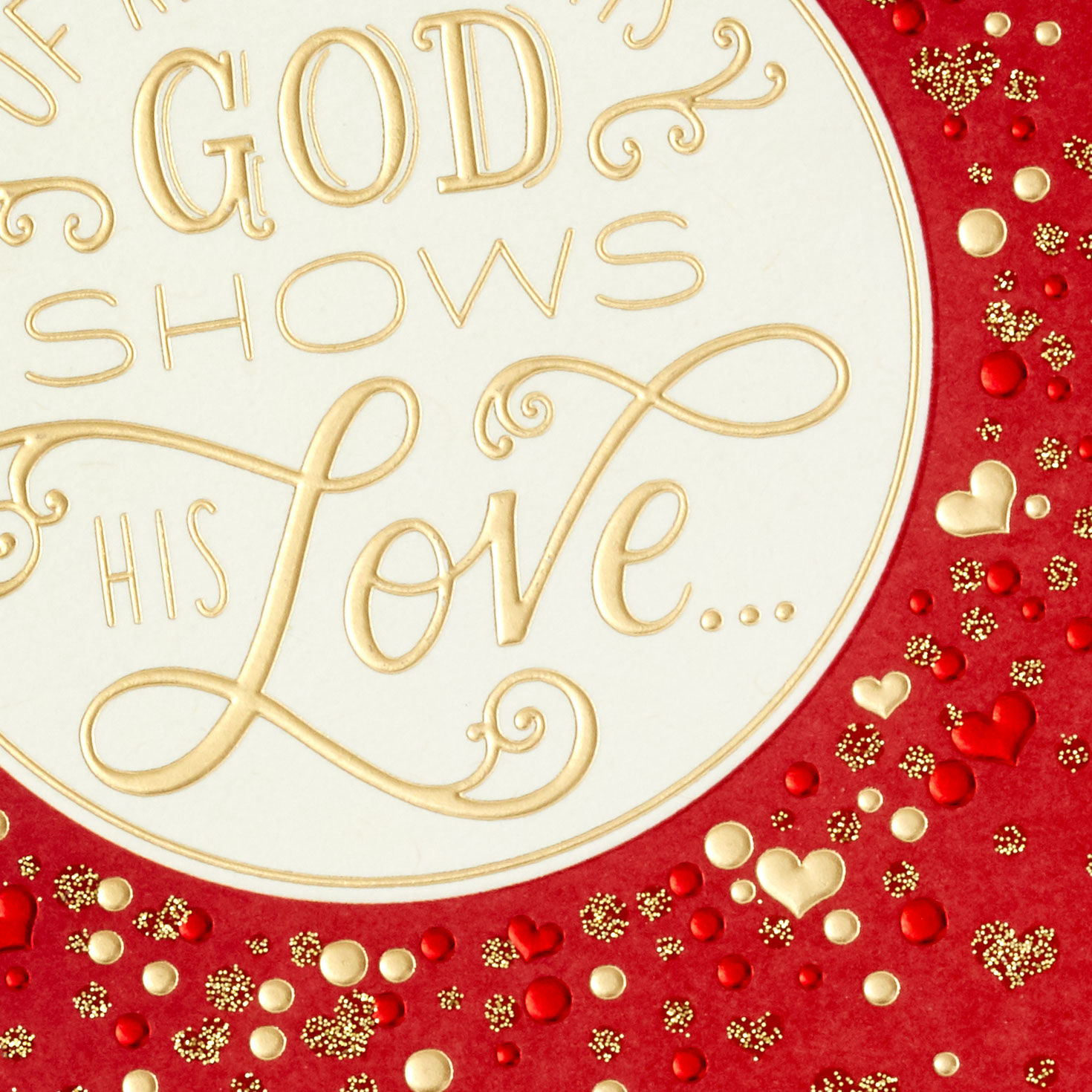 God Shows His Love Through You Religious Valentine's Day Card for only USD 5.59 | Hallmark