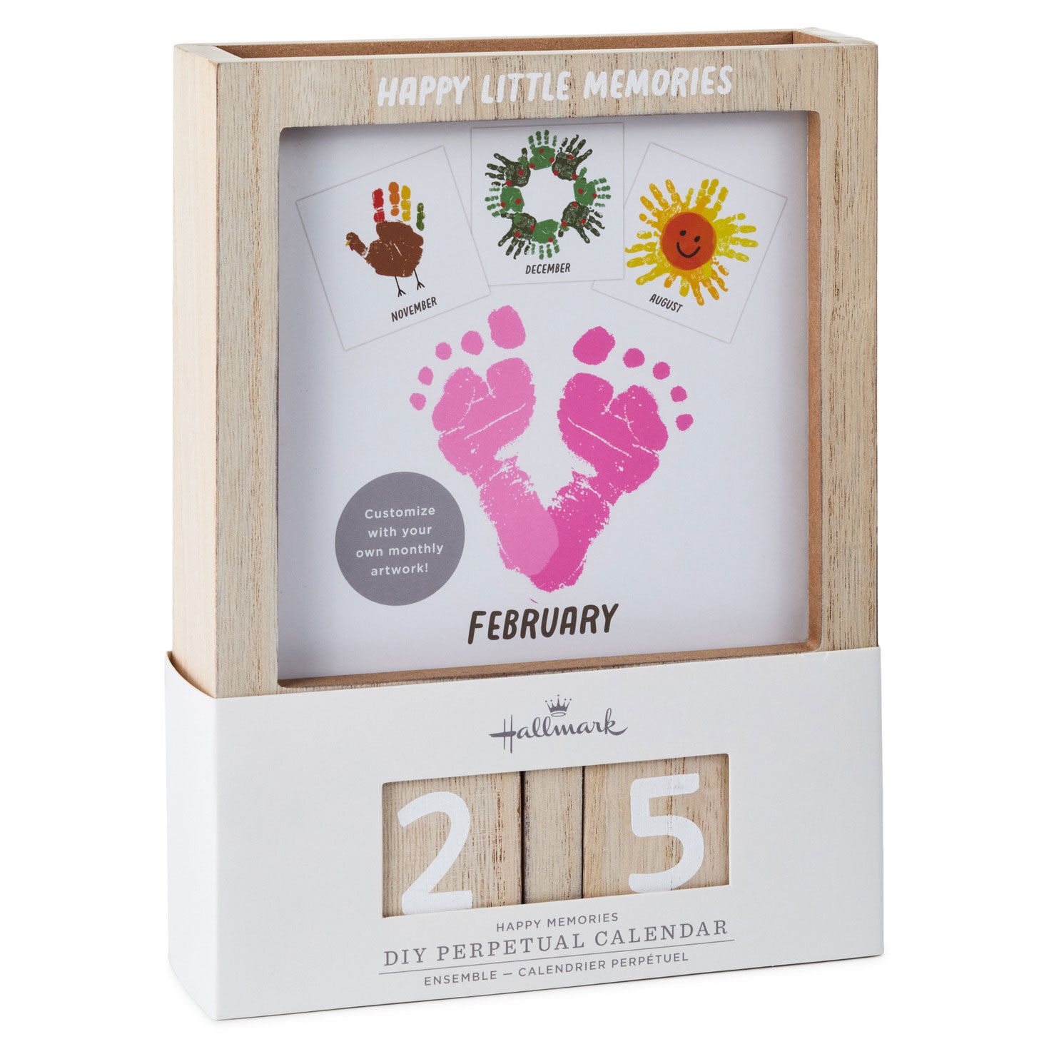 Happy Little Memories DIY Perpetual Calendar Picture Frame,