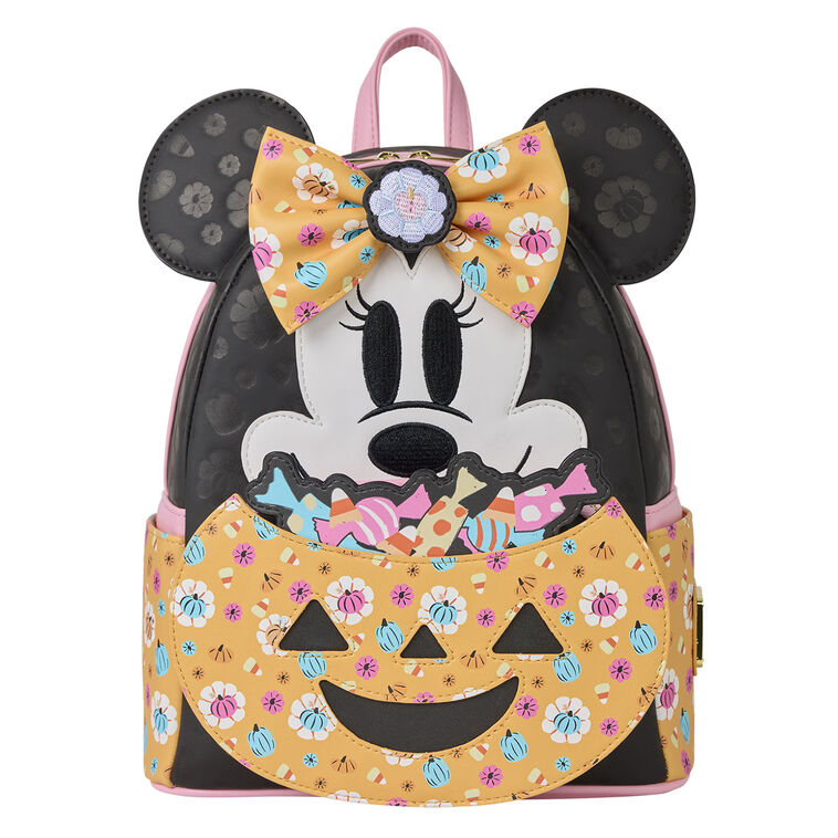 Loungefly Disney Minnie Mouse Glow Pumpkin Mini Backpack