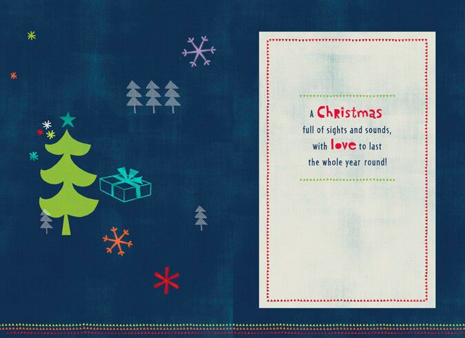 Sights and Sounds Christmas Card