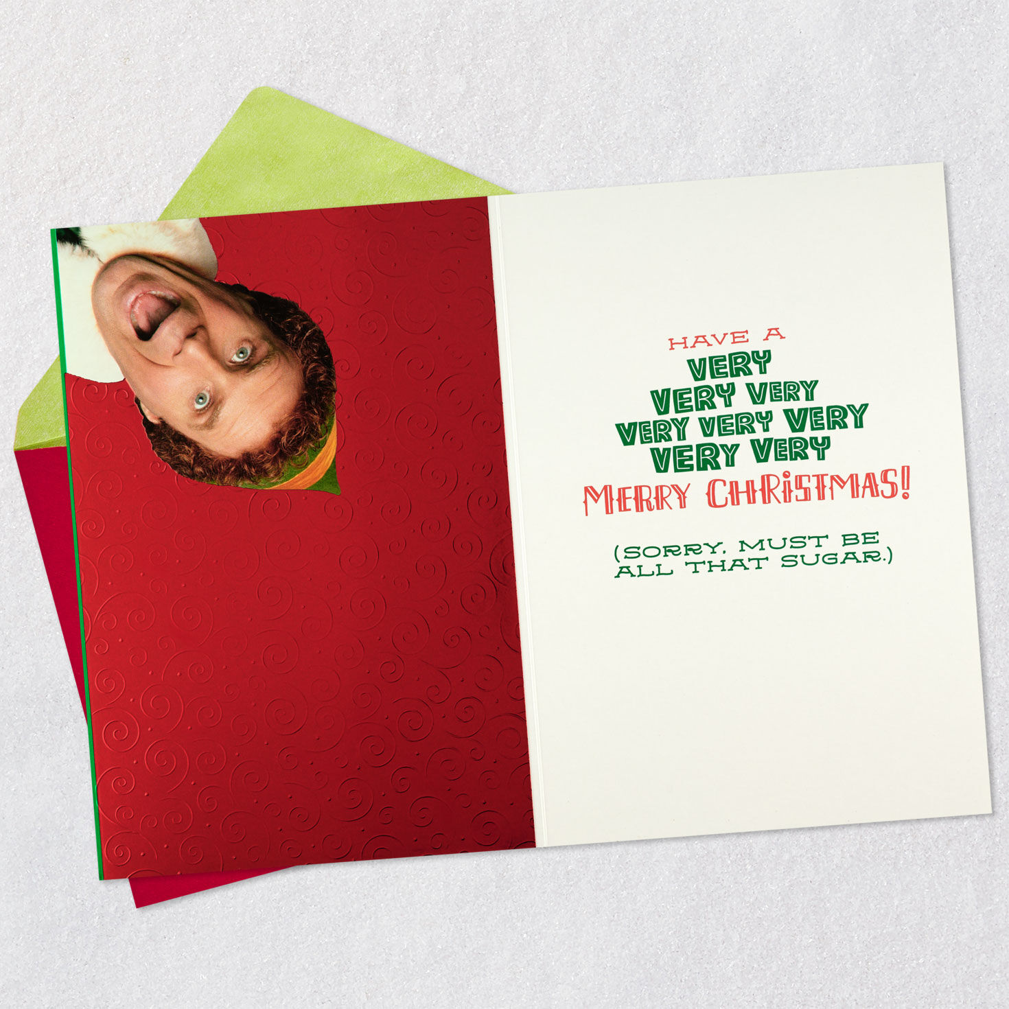 Elf Buddy the Elf&trade; Holiday Advice Funny Christmas Card, , large image number 3