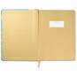 Gold Toile on Aqua Hardback Notebook, , large image number 3