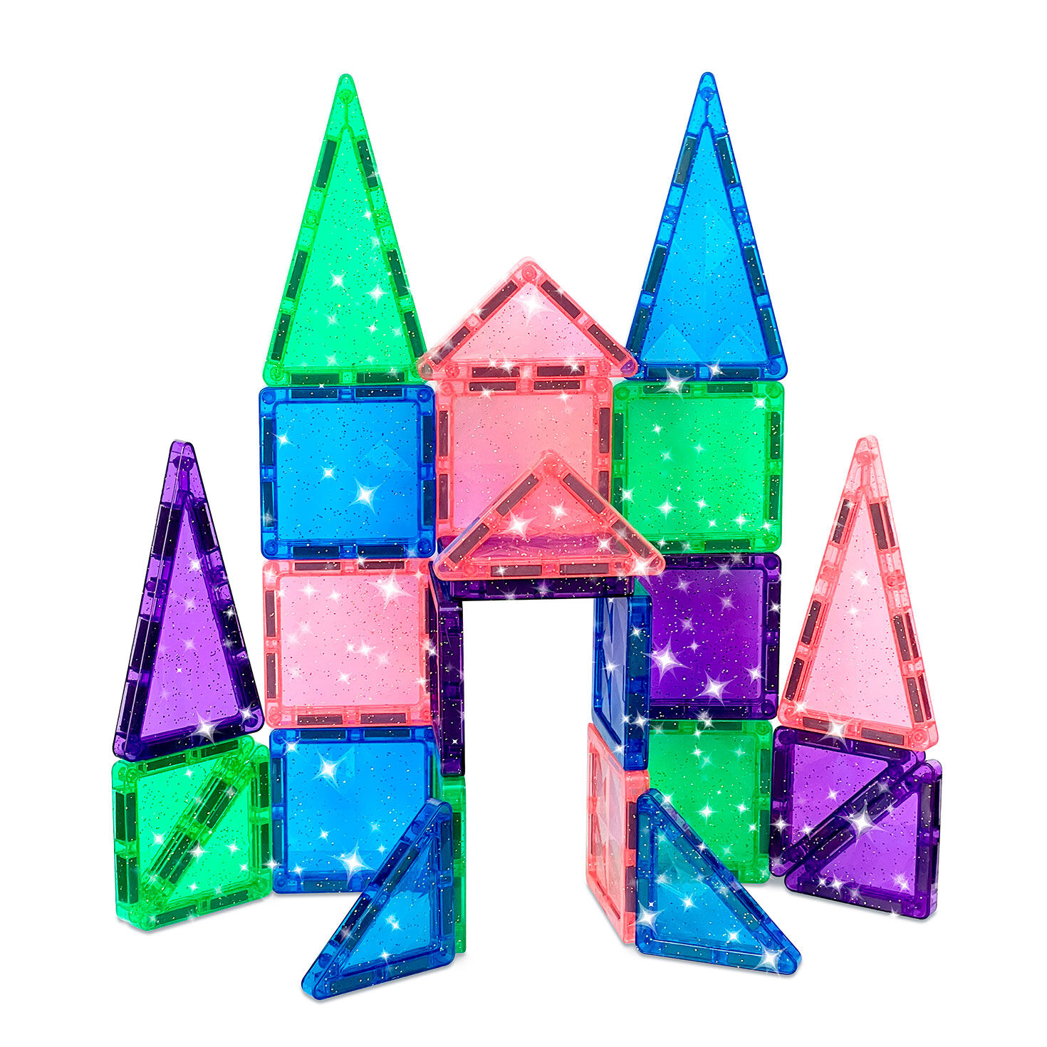 Crayola Magnetic Glitter Mini Pip-Tiles Set, 24 pieces, , large image number 3